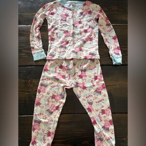 Peppa Pig Pink and White Pajama Set